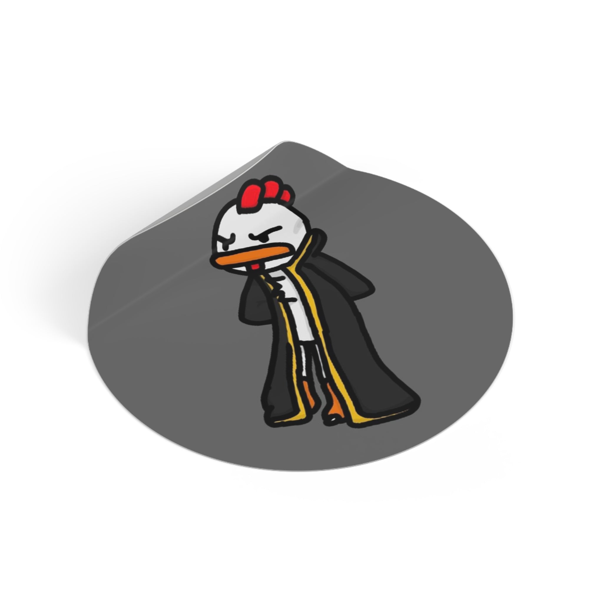 Boofbamboom | Round Vinyl Sticker | Designed by Happy