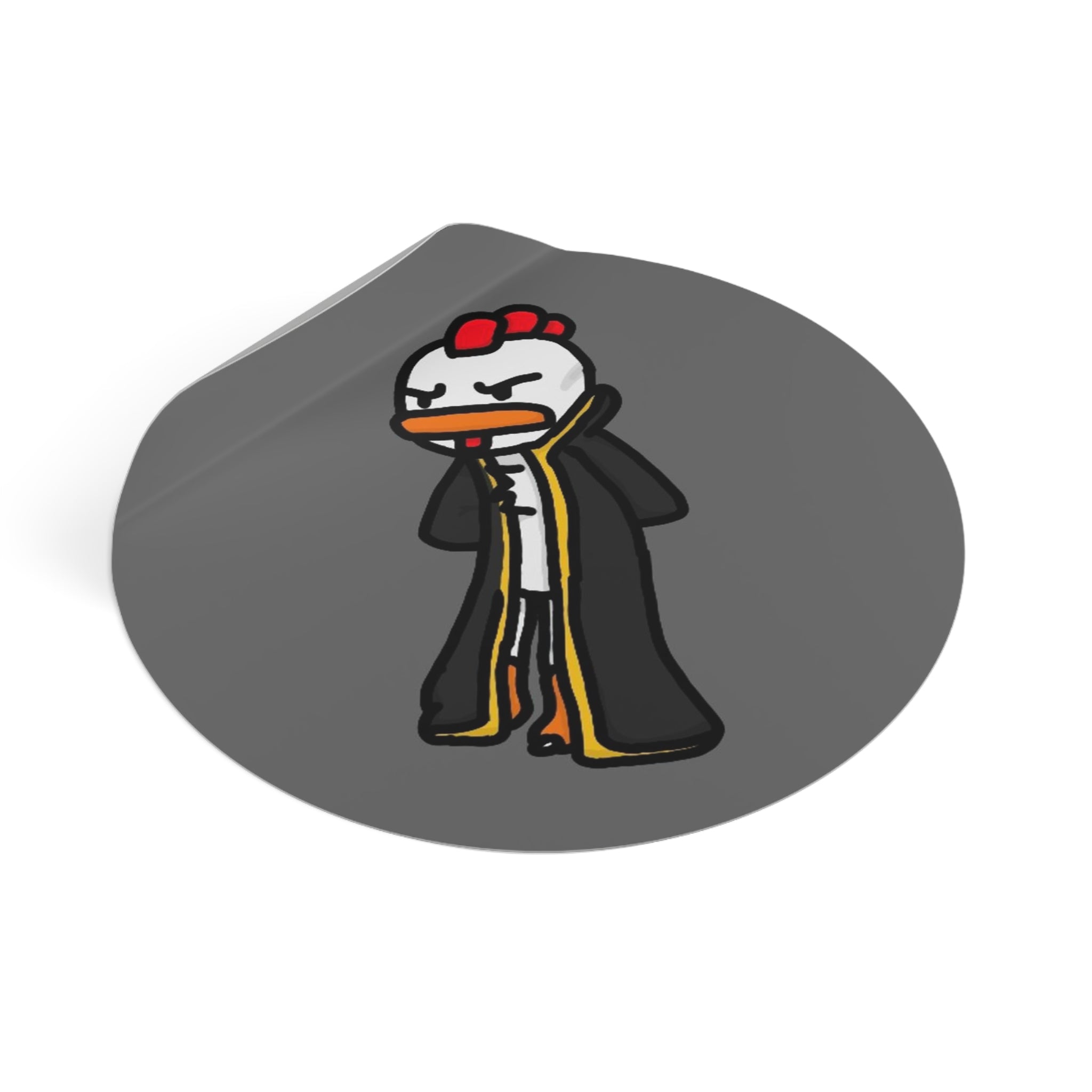 Boofbamboom | Round Vinyl Sticker | Designed by Happy